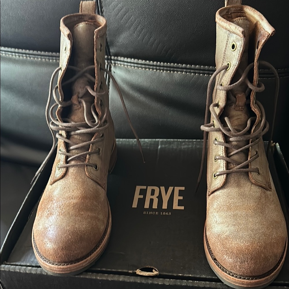 Frye Men's Brown Leather Boots